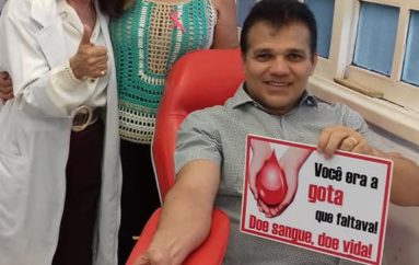 Deputado Ricardo Nezinho doa sangue e lança desafio na internet
