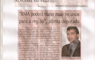 “RMA poderá trazer mais recursos para a região”, afirma Deputado