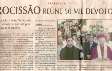 Procissão reúne 50 mil devotos