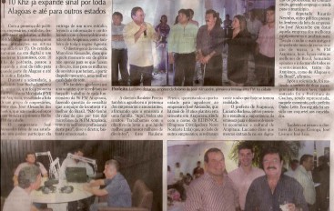 Inauguração do novo estúdio da Rádio 96 FM Arapiraca