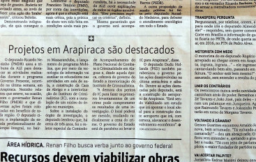 Projetos do ‘Governo Presente’, em Arapiraca, são destacados