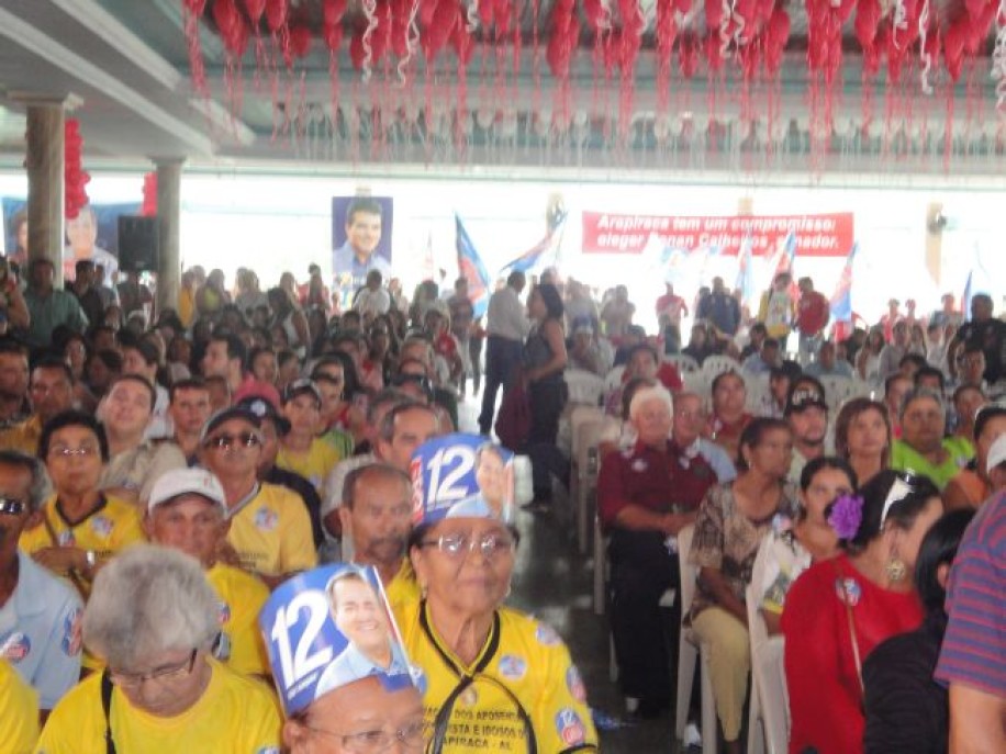 Lançamento da campanha de Ronaldo Lessa em Arapiraca (25-07-2010)