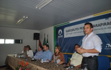 Ricardo participa de solenidade de assinatura da ordem de serviço de gasoduto Penedo Arapiraca. 11 de janeiro de 2016