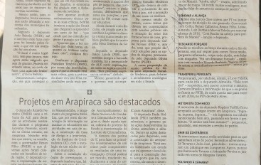 Projetos em Arapiraca são destacados