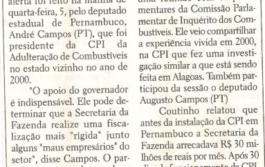 Apoio do Governo é fundamental para CPI dos combustíveis, diz deputado de Pernambuco
