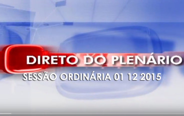 SESSÃO ORDINÁRIA DEP. RICARDO NEZINHO HD 01 12 2015
