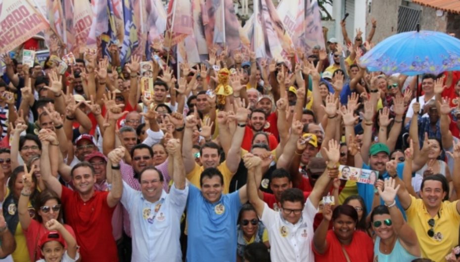 Caravana de Ricardo Nezinho é recebida com festa na Brasiliana