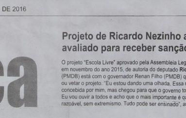 Projeto de Ricardo Nezinho ainda será avaliado para receber sanção ou veto
