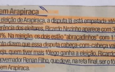 Briga boa em Arapiraca