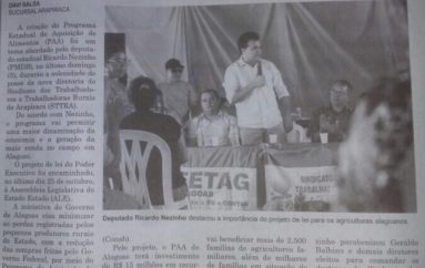 Ricardo Nezinho defende aprovação do PAA Estadual