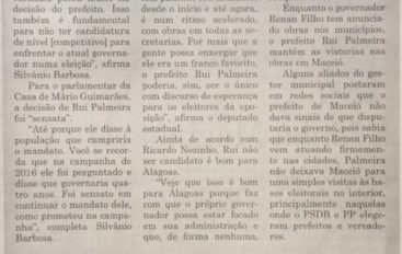 Parlamentares notam Renan Filho com reeleição mais fácil