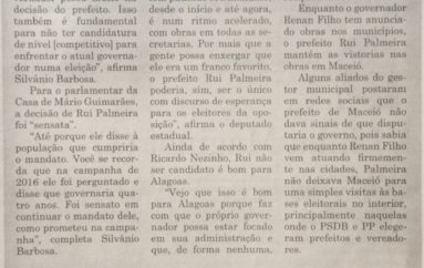 Parlamentares notam Renan Filho com reeleição mais fácil