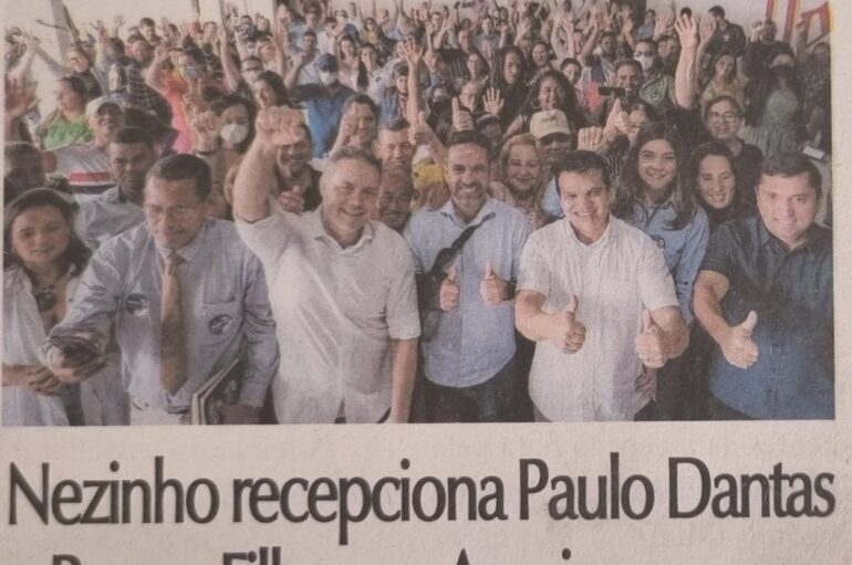 Nezinho recepciona Paulo Dantas e Renan Filho em Arapiraca